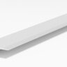 Алюминиевый микроплинтус 6.5х16.2 мм ПО-189-35 белый муар 2.7 м
