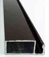 Алюминиевый профиль для москитной сетки 10х24 мм 8017 (корич) 3 м