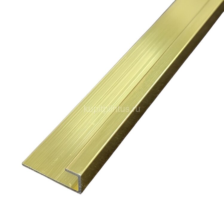 Заказать Профиль П-образный из алюминия ПО-95 золото глянец 2,7 м Заказать Профиль П-образный из алюминия ПО-95 золото глянец 2,7 м