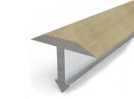 Профиль Т-образный гибкий 20 мм MP12 из ламинированного алюминия 38 Клен 2,7 м Профиль Т-образный гибкий 20 мм MP12 из ламинированного алюминия 38 Клен 2,7 м