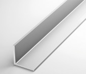 Уголок из анодированного алюминия 50х50х1,5 мм равносторонний Серебро 3 м