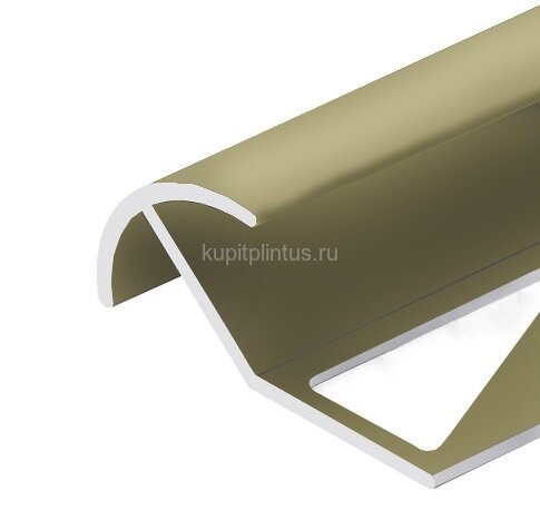 Заказать Профиль под плитку для наружных углов округлый 12 мм алюминий PV71-09 Шампань блестящая 2,7 м Заказать Профиль под плитку для наружных углов округлый 12 мм алюминий PV71-09 Шампань блестящая 2,7 м