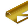 Заказать Профиль для плитки С-образный алюминий 8 мм PV13-04 Золото матовое 2,7 м 