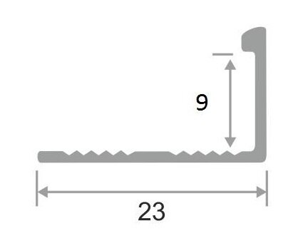 Заказать Алюминиевый L-образный профиль ПО-Г9 Бронза глянец 2,7 м Заказать Алюминиевый L-образный профиль ПО-Г9 Бронза глянец 2,7 м