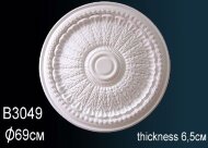 Потолочная розетка Перфект B3049 682 мм