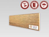 Напольный плинтус МДФ Teckwood цветной 80х10 Дуб Браун 2.15 м