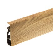 Напольный плинтус Cezar Hi-Line Prestige 75 мм цвет 141 под дерево 2,5 м Напольный плинтус Cezar Hi-Line Prestige 75 мм цвет 141 под дерево 2,5 м