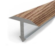 Профиль Т-образный из ламинированного алюминия Т-26 Л Светлый дуб 2,7 м Профиль Т-образный из ламинированного алюминия Т-26 Л Светлый дуб 2,7 м