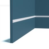 Молдинг Перфект Плюс P198 белый ударопрочный полимер 15х15х2000 мм