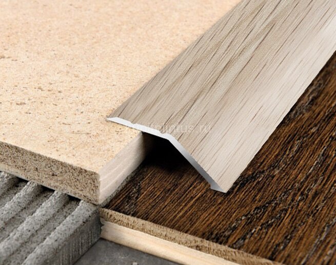 Заказать Разноуровневый порог С2 КД Дуб беленый 2,7 м 