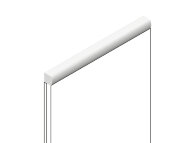 Молдинг 15х15 мм HiWood D15V2 W49 цвет под дерево из фитополимера 2.7м