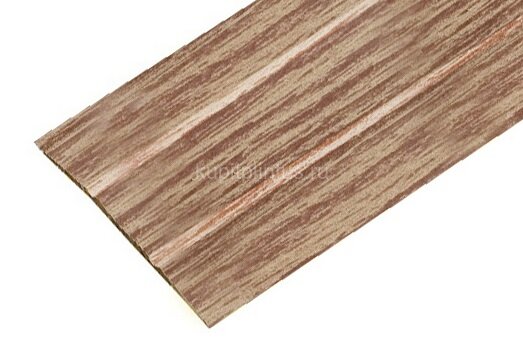 Заказать Порог алюминиевый декорированный А6 КД Дуб светлый 2,7 м 