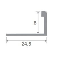 Заказать Профиль L-образный из латуни ЛПО-Г8 2,7 м 