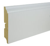 Плинтус МДФ Smartprofile Paint 100В напольный под покраску (Белый) 2,4м Плинтус МДФ Smartprofile Paint 100В напольный под покраску (Белый) 2,4м
