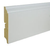 Плинтус МДФ Smartprofile Paint 100В напольный под покраску (Белый) 2,4м Плинтус МДФ Smartprofile Paint 100В напольный под покраску (Белый) 2,4м