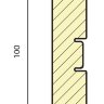 Заказать Плинтус МДФ Smartprofile Paint 100В напольный под покраску (Белый) 2,4м Заказать Плинтус МДФ Smartprofile Paint 100В напольный под покраску (Белый) 2,4м