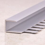 Профиль П-образный гибкий из алюминия ПО-П12 серебро матовое 2,7 м