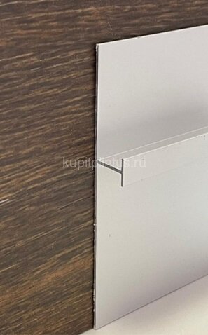 Заказать Алюминиевый плинтус к гипсокартону 70 мм ПТ-1/70 серебро 3 м Заказать Алюминиевый плинтус к гипсокартону 70 мм ПТ-1/70 серебро 3 м