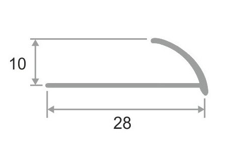Заказать Профиль С-образный (раскладка) 10 мм ЛПО-9 латунный старая бронза 2,7 м Заказать Профиль С-образный (раскладка) 10 мм ЛПО-9 латунный старая бронза 2,7 м