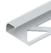 Профиль для плитки С-образный алюминий 8 мм PV13-02 Серебро матовое 2,7 м