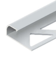 Профиль для плитки С-образный алюминий 8 мм PV13-02 Серебро матовое 2,7 м