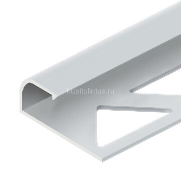 Заказать Профиль для плитки С-образный алюминий 8 мм PV13-02 Серебро матовое 2,7 м 