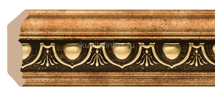 Заказать Потолочный карниз Decomaster Ионика 155D-57 Коричневый 50х50х2400 мм Заказать Потолочный карниз Decomaster Ионика 155D-57 Коричневый 50х50х2400 мм
