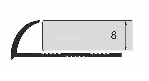 Заказать Стальной С-профиль 8 мм ПА-8 шлифованный 2,7 м 