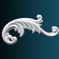 Декоративный орнамент Перфект G2384R 232х431х20 мм Декоративный орнамент Перфект G2384R 232х431х20 мм