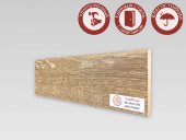 Напольный плинтус МДФ Teckwood цветной 80х10 Дуб Кокос 2.15 м