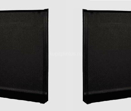 Заказать Заглушки для плинтуса Евротрим L-60 алюминий комплект черный Заказать Заглушки для плинтуса Евротрим L-60 алюминий комплект черный