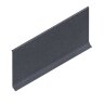 Заказать Алюминиевый плинтус напольный 100 мм NEEXY AKBD100-SA муар антрацит 2.5 м 