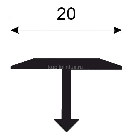 Заказать Алюминиевый Т-профиль 20 мм MP12 26-Белое дерево 2,7 м Заказать Алюминиевый Т-профиль 20 мм MP12 26-Белое дерево 2,7 м