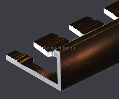 Заказать Гибкий L-профиль алюминиевый 12 мм PV06-11 коричневый блестящий 2,7 м Заказать Гибкий L-профиль алюминиевый 12 мм PV06-11 коричневый блестящий 2,7 м