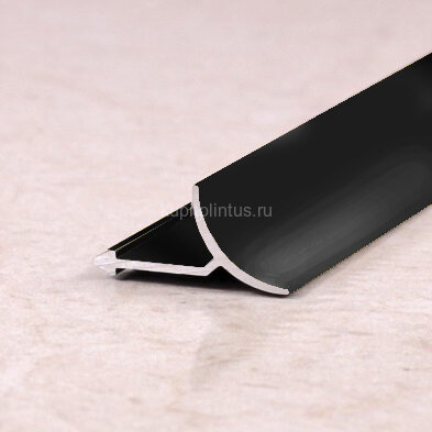 Заказать Уголок для плитки внутренний универсальный ПО-В9 Черный глянцевый 2,7 м Заказать Уголок для плитки внутренний универсальный ПО-В9 Черный глянцевый 2,7 м