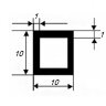Заказать Бокс квадратный 10х10х1 мм из алюминия 3 м Заказать Бокс квадратный 10х10х1 мм из алюминия 3 м