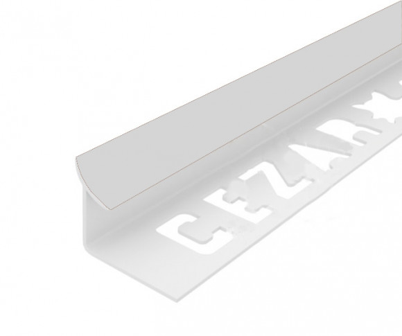 Заказать Профиль ПВХ для плитки Cezar внутренний 7 мм 105 Светло-серый 2,5 м 