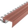 Заказать Противоскользящий закладной гибкий профиль FlexStep 25 мм FS-25 коричневый 2,7 м 