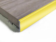 Алюминиевый L-образный профиль ПО-Г9 золото глянец 2,7 м