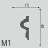 Заказать Молдинг 40х15 мм Де-Багет XPS POLYMER М 1 белый 2 м Заказать Молдинг 40х15 мм Де-Багет XPS POLYMER М 1 белый 2 м