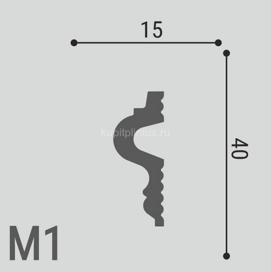 Заказать Молдинг 40х15 мм Де-Багет XPS POLYMER М 1 белый 2 м Заказать Молдинг 40х15 мм Де-Багет XPS POLYMER М 1 белый 2 м