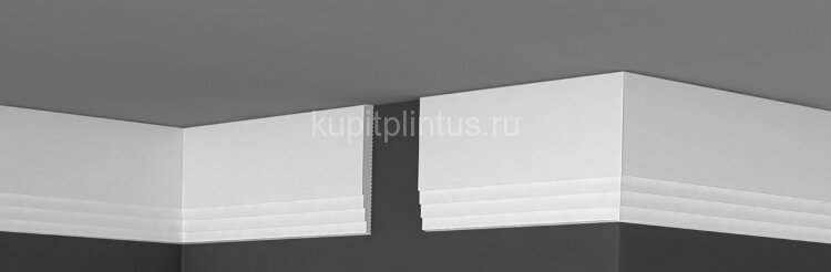 Заказать Потолочный плинтус 120х12 мм Де-Багет XPS П 12 120/12 белый 2 м Заказать Потолочный плинтус 120х12 мм Де-Багет XPS П 12 120/12 белый 2 м