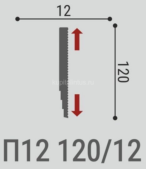 Заказать Потолочный плинтус 120х12 мм Де-Багет XPS П 12 120/12 белый 2 м Заказать Потолочный плинтус 120х12 мм Де-Багет XPS П 12 120/12 белый 2 м