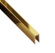 П-профиль из нержавеющей стали 5х10 мм SUP052 ZG золото глянец 2,7м П-профиль из нержавеющей стали 5х10 мм SUP052 ZG золото глянец 2,7м