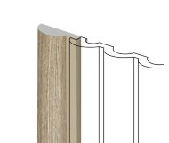 Финишный молдинг 12х36 мм HiWood LF140A BR496 под дерево 2,7 м Финишный молдинг 12х36 мм HiWood LF140A BR496 под дерево 2,7 м