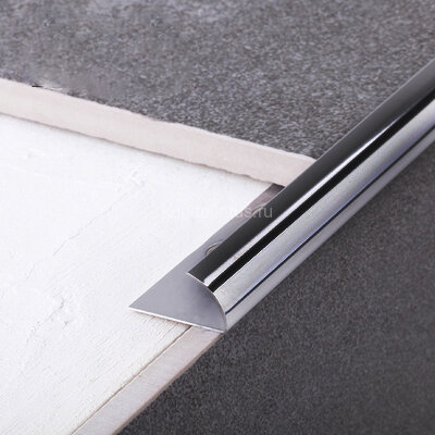 Заказать Профиль С-образный (раскладка) из нержавеющей стали 10 мм SR001-10H SGB серебро глянец браш 2,7 м Заказать Профиль С-образный (раскладка) из нержавеющей стали 10 мм SR001-10H SGB серебро глянец браш 2,7 м