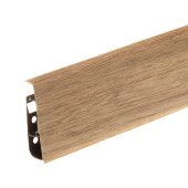 Напольный плинтус Cezar Hi-Line Prestige 75 мм цвет 126 под дерево 2,5 м Напольный плинтус Cezar Hi-Line Prestige 75 мм цвет 126 под дерево 2,5 м