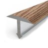 Заказать Профиль Т-образный из ламинированного алюминия Т-14 Л Светлый дуб 2,7 м Заказать Профиль Т-образный из ламинированного алюминия Т-14 Л Светлый дуб 2,7 м
