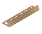 С-профиль для плитки внешний 10 мм NEEXY PV17-04 MG золото матовое 2.7 м