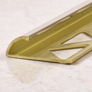 Уголок внешний (раскладка) для плитки из латуни ЛПО-9 2,7 м Уголок внешний (раскладка) для плитки из латуни ЛПО-9 2,7 м